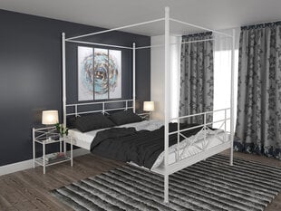 Кровать Tanja Canopy, 160х200 см, белая цена и информация | Notio Living Мебель для спальни | hansapost.ee