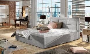 Кровать Rosano MTP, 200x200 см, светло-серая цена и информация | Кровати | hansapost.ee
