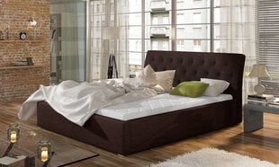 Кровать Milano MTP, 180x200 см, гобелен, коричневая цена и информация | Кровати | hansapost.ee