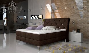 Кровать Adel, 140x200 см, темно-коричневая цена и информация | Кровати | hansapost.ee