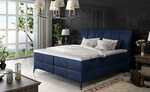 Кровать NORE Aderito, 160x200 см, темно-синяя