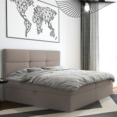 Кровать Selsey Satiri, 140x200 см, светло-розовая цена и информация | Кровати | hansapost.ee