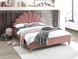 Кровать Signal Meble Santana Velvet 160x200 см, розовая цена и информация | Кровати | hansapost.ee