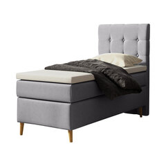 Кровать Selsey Juan 90x200см, светло-серая цена и информация | Кровати | hansapost.ee