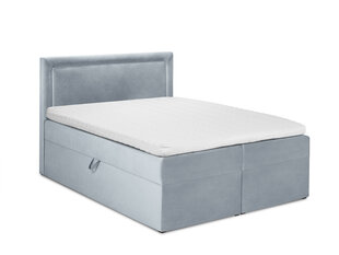Кровать Mazzini Beds Yucca 160x200 см, светло-синяя цена и информация | Кровати | hansapost.ee