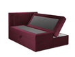 Voodi Mazzini sofas Afra 140x200 cm, punane цена и информация | Voodid | hansapost.ee