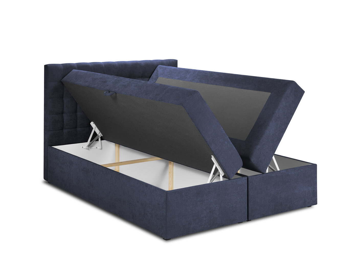 Voodi Mazzini Beds Jade 140x200 cm, tumesinine hind ja info | Voodid | hansapost.ee