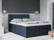 Voodi Mazzini Beds Jade 180x200 cm, tumesinine цена и информация | Voodid | hansapost.ee