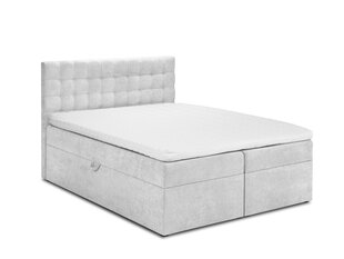 Кровать Mazzini Beds Jade 140x200 см, светло-серая цена и информация | Кровати | hansapost.ee