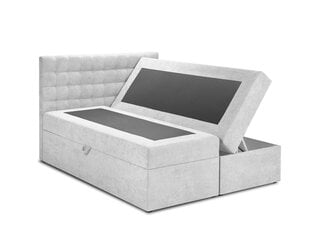 Кровать Mazzini Beds Jade 160x200 см, светло-серая цена и информация | Кровати | hansapost.ee