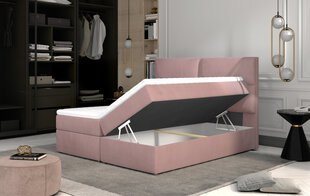 Кровать NORE Amber, 140x200 см, светло-серая цена и информация | Кровати | hansapost.ee