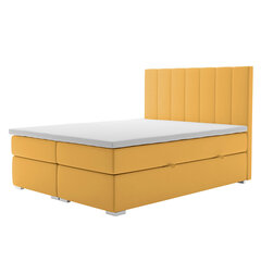Кровать Selsey Alenna 160x200 см, желтая цена и информация | Кровати | hansapost.ee