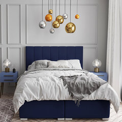 Кровать Selsey Alenna 160x200 см, синяя цена и информация | Кровати | hansapost.ee