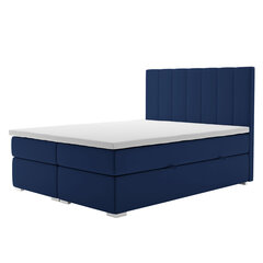 Кровать Selsey Alenna 160x200 см, синяя цена и информация | Кровати | hansapost.ee