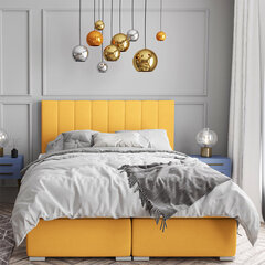 Кровать Selsey Alenna 180x200 см, желтая цена и информация | Кровати | hansapost.ee