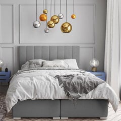 Кровать Selsey Alenna 180x200 см, серая цена и информация | Кровати | hansapost.ee
