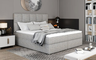 Кровать NORE Glossy 01 165x200 см, светло-серая цена и информация | Кровати | hansapost.ee
