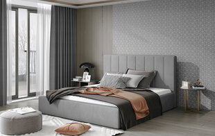 Кровать NORE Audrey 11, 180x200 см, светло-серая цена и информация | Кровати | hansapost.ee
