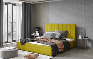 Кровать NORE Audrey 13, 180x200 см, желтая цена и информация | Кровати | hansapost.ee