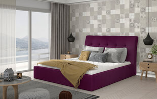 Кровать NORE Inge 08, 140x200 см, фиолетовая цена и информация | Кровати | hansapost.ee