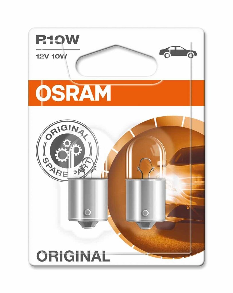 Autopirn OS5008-02B Osram OS5008-02B R10W 10W 12V (2 Tükid, osad) цена и информация | Autopirnid | hansapost.ee