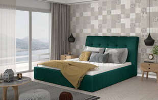 Кровать NORE Inge 10, 180x200 см, зеленая цена и информация | Кровати | hansapost.ee