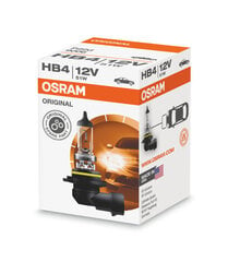 Autopirn Osram HB4 12V 51W hind ja info | Autopirnid | hansapost.ee