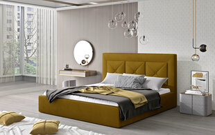 Кровать NORE Cloe 10, 200x200 см, коричневая цена и информация | Кровати | hansapost.ee
