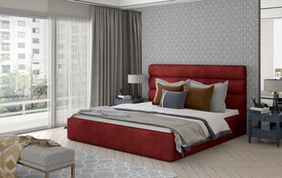 Кровать NORE Caramel 03, 140x200 см, красная цена и информация | Кровати | hansapost.ee