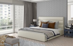 Кровать NORE Caramel 23, 140x200 см, бежевая цена и информация | Кровати | hansapost.ee