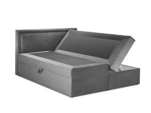 Кровать Mazzini Beds Yucca 200x200 см, серая цена и информация | Кровати | hansapost.ee