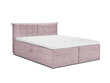 Voodi Mazzini Beds Echaveria 200x200 cm, roosa hind ja info | Voodid | hansapost.ee