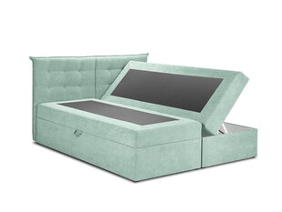 Кровать Mazzini Beds Echaveria 200x200 см, светло-зеленая цена и информация | Кровати | hansapost.ee