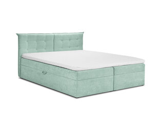 Кровать Mazzini Beds Echaveria 200x200 см, светло-зеленая цена и информация | Кровати | hansapost.ee