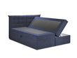 Voodi Mazzini Beds Echaveria 200x200 cm, tumesinine hind ja info | Voodid | hansapost.ee