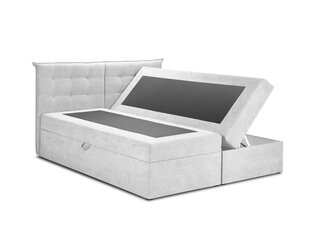 Кровать Mazzini Кровати Echaveria 200x200 см, светло-серая цена и информация | Кровати | hansapost.ee
