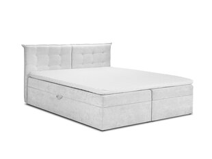 Кровать Mazzini Кровати Echaveria 200x200 см, светло-серая цена и информация | Кровати | hansapost.ee