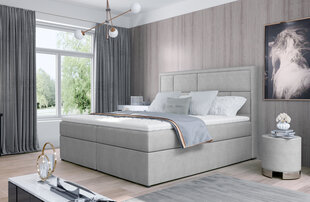 Кровать NORE Meron 19, 140x200 см, светло-серая цена и информация | Кровати | hansapost.ee