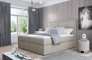 Кровать NORE Meron 01, 180x200 см, светло-коричневая цена и информация | Кровати | hansapost.ee