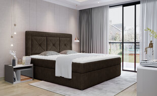 Кровать NORE Idris 04, 140x200 см, темно-коричневая цена и информация | Кровати | hansapost.ee