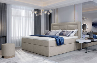 Кровать NORE Vivre 01, 180x200 см, песочного цвета цена и информация | Кровати | hansapost.ee