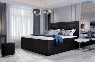 Кровать NORE Vivre 18, 180x200 см, черная цена и информация | Кровати | hansapost.ee