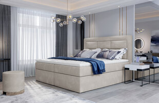 Кровать NORE Vivre 19, 180x200 см, кремовая цена и информация | Кровати | hansapost.ee