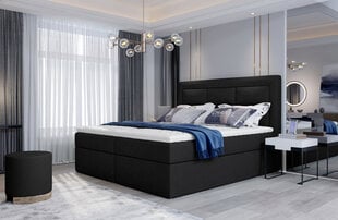 Кровать NORE Vivre 20, 180x200 см, черная цена и информация | Кровати | hansapost.ee