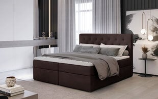 Кровать NORE Loree 07, 180x200 см, темно-коричневая цена и информация | Кровати | hansapost.ee