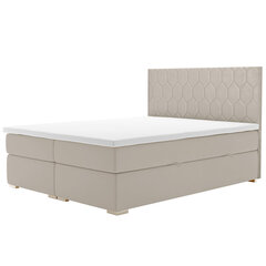 Кровать Selsey Ibella 160x200см, бежевая цена и информация | Кровати | hansapost.ee