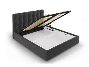 Кровать Mazzini Beds Nerin 140x200 см, темно-серая цена и информация | Кровати | hansapost.ee