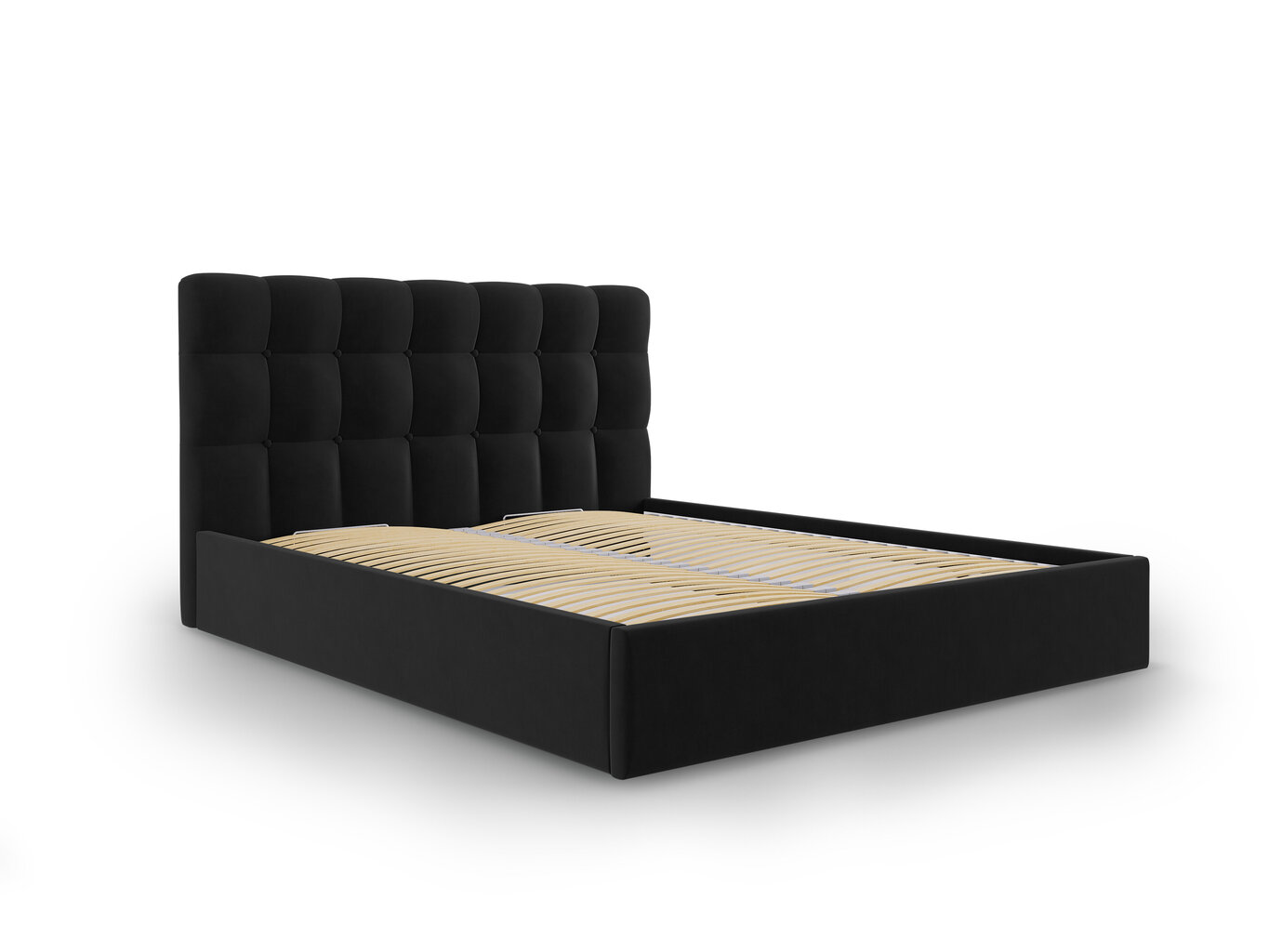 Voodi Mazzini Beds Nerin 140x200 cm, must hind ja info | Voodid | hansapost.ee