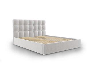 Кровать Mazzini Beds Nerin 160x200 см, светло-серая цена и информация | Кровати | hansapost.ee