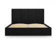 Voodi Mazzini Beds Juniper 140x200cm, must hind ja info | Voodid | hansapost.ee